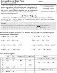 Stronger acids have weaker conjugate bases. Chapter 19 Acids And Bases Homework Packet 50 Pts Name Score 50 Pdf Free Download