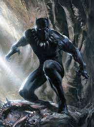 A black panther angry animal esports video games player gamer mascot holding a console controller and ripping through the background with its claws. Black Panther Character Wikipedia