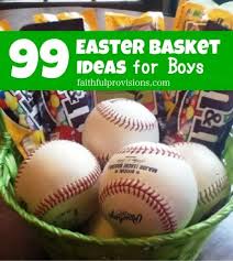 It's up to you whether or not you want to follow our curated picks to a tee, or choose a few gifts from different baskets to assemble something that best fits your budget and their interests. 99 Easter Basket Ideas For Boys Faithful Provisions Boys Easter Basket Boys Easter Easter Fun
