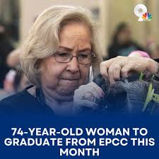 A 74-year-old woman is getting ready to graduate this month from El Paso  Community College. Elsa Quintero, 74, will be graduating with a  certification from EPCC's Cosmetology Department with the opportunity to