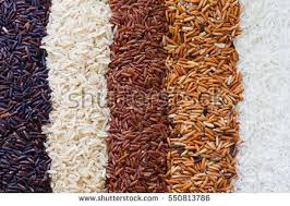 Jasmine Rice Brown Rice Red Rice Black Rice Mixed Rice And Riceberry Texture For Background Brown Rice Healthy White Rice Organic Rice
