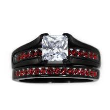 Beautiful Black And Red Engagement Rings Pin On Engagement Rings