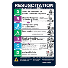 Details About Pool Safety Signs Pool Resuscitation Chart Cpr
