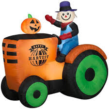 Best match ending newest most bids. Scarecrow Sitting On Pumpkins Harvest Inflatable