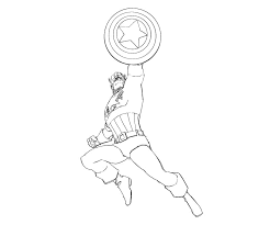 Free printable coloring pages for kids and adults. Captain America For Kids Coloring Pages For Kids And For Adults Coloring Home