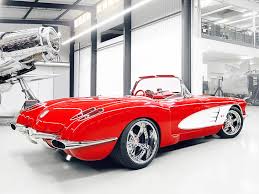 Hd Wallpaper 1959 C 1 Chevrolet Corvette Custom Hot Muscle Pogea Wallpaper Flare