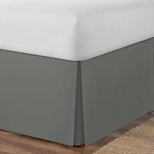 Extra long and short bed skirts. Space Maker Extra Long Twin Bed Skirt Silver Gray Target