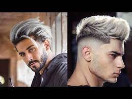 Men S Silver Hair Color Tutorial For Men 2020 Silver Hair Transformation Men Color Hair Men Mens Silver Hair Color Mens Hair Colour Boys Colored Hair