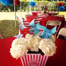 Pin By Lindsay On Party Ideas Baby Shower Popcorn Circus Baby Shower Carnival Baby Showers