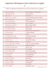 Expressions Idiomatiques 2 Expressions Idiomatiques Apprendre L Anglais Apprendre Le Francais