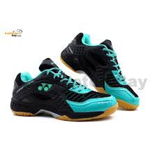 Nydhi.com proudly presents the most comprehensive selection of 100% original yonex badminton shoes. Yonex Hydro Force Black Turquoise Badminton Shoes With Tru Cushion