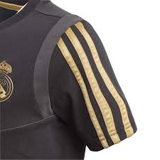 Real madrid jersey m training shirt adidas football cw8682. Jersey Adidas Kids Real Madrid 2019 2020 Black Dark Football Gold Futbol Emotion