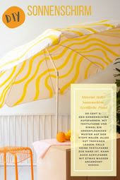 Diy Sonnenschirm Ab Nach Draussen In 2020 Textilfarbe Sonnenschirm Kreative Ideen