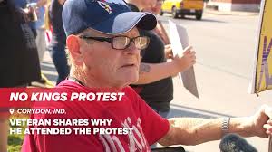 From the No Kings protest in Corydon, Ind., here is a full video of an  interview with a veteran explaining why he attended the event.