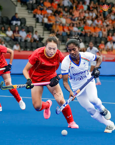 OdishaPride | It was a double celebration for Odisha as India clinched the  FIH Women's Nations Cup in New Zealand and Odisha's own Sunelita Toppo  found the net in the final. 🏆