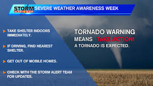 A severe thunderstorm warning (same code: Severe Weather Awareness Week Tornado Warning Vs Tornado Watch Klkn Tv
