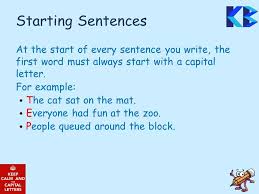 Image Result For Image Of Every Sentence Begins With A Capital Sentences Words Lettering