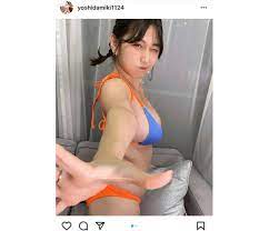 吉田実紀、いたずら笑顔で振り向く水着バックショット (2022年2月6日) - エキサイトニュース