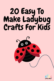 In this drawing lesson i will be showing you how to draw a ladybug, easy step by step so kids can watch and draw online. 20 Easy To Make Ladybug Crafts For Kids Kids Love What