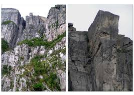 Der preikestolen (felskanzel) ragt 604 meter über den lysefjord. Blick Vom Lysefjord Zum Preikestolen Foto Bild Landschaft Berge Norwegen Bilder Auf Fotocommunity
