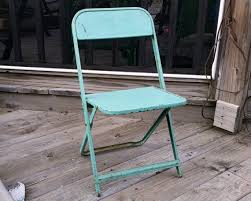 Children S Folding Chair Mint Green Kids Chair Metal Frame Wood Seat Folding Chair Kids Chairs Front Porch Decorating