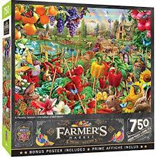 Check spelling or type a new query. Amazon Com Masterpieces Farmer S Market 750 Puzzles Collection A Plentiful Season 750 Piece Jigsaw Puzzle Toys Games