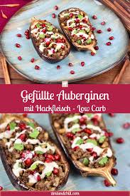 Orientalische Auberginen Gefullt Mit Hackfleisch Zimt Chili Auberginen Hackfleisch Gefullte Aubergine Mit Hackfleisch Rezepte