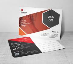 Psd Stylish Postcard Templates In 2020 Postcard Template Postcard Design Postcard