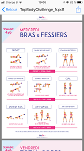 Epingle Par Majdeline A Sur Sport Body Challenge Gratuit Exercices De Fitness Programme Sportif