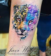 Beautiful jaguar animal walking into the water. Jaguar Tattoos Tattoo Insider Leopard Tattoos Jaguar Tattoo Girly Tattoos