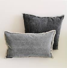 Kaufe ein sofa mit abnehmbaren kissen: Dekokissen Vintage Sofa Couch Kissen Washed 30x50cm Jeansblau Inkl Fullung Waysens