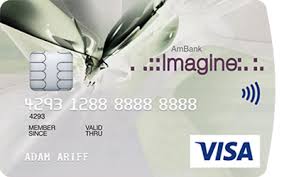 Once customers have accumulated 500 points they can redeem it for products, gift vouchers within the credit cards tab, click on register new card placed on left hand side navigation bar. Ambank Imagine Visa Card By Ambank