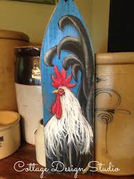 Rustic Rooster Decor Farmhouse Rooster Kitchen Decor Rooster Painting Chicken Coop Decor Rooster Sign Country Chic Rooster Primitive Rooster Painting Rooster Art Rustic Art