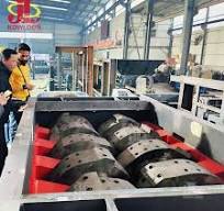 Máquina de triturado industrial primaria, trituradora de chatarra de doble  eje