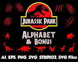 Created by the wondermaker in dingbats tv, movie styles with 100% free license. Jurrasic Park Jurrasic Park Alphabet Jurassic Park Svg Jurrasic World Dinosaurs Cricut And Silhouette Scratches Theme Party Jurrasic Park Jurassic Park Jurassic Park Party
