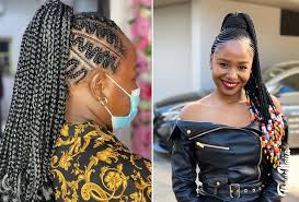 Hairstyles for natural hair, box braids, amazing braiding compilation,ghana braiding, stitch braids 21 Beautiful Ghana Weaving Shuku Styles For 2021 Thrivenaija