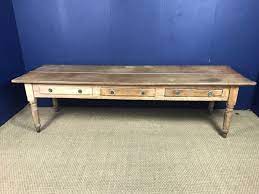 Antique table with back or counter in lacquered and gilded wood, brown and green fake marble, lacquered by hand in the 1800s as an artist in italy very large farmhouse table. A Large 10 Ft Cornish Pine Farmhouse Table Circa 1830 534715 Sellingantiques Co Uk