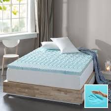 Spa Sensations By Zinus Zoned Fusion Gel Memory Foam 3 Mattress Topper Full Walmart Com Mattress Topper Memory Foam Topper Foam Mattress Topper