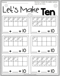 1st Grade Math Worksheet Free Printable Ten Frame In 2020 Ten Frames Kindergarten Ten Frame Subtraction Kindergarten