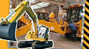 How To Build A Jcb Digger For Children Jcb Video For Children Youtube