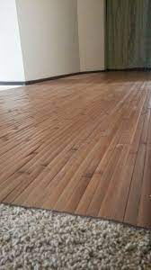 No underlayment is needed in this type of installation. Putting Hardwood Floors Over Carpet Parquet En Chene Plancher Bois Tapis Vinyl