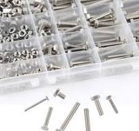 Rshuhx M3 M4 M5 M6 Nuts and Bolts Outer Corner Hexagonal Screw 304  Stainless Steel Hex Bolt Assortment Kit with Storage Box for DIY Industry  ...