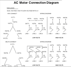 Is a step by step tutorial on how to rewire a 9 wire, 10hp weg motor for low or high voltage. Yf 7633 Wiring Diagram For Low Voltage Motor Free Diagram