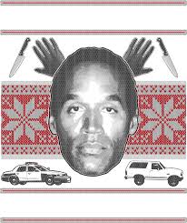 The Juice Is Loose OJ Ugly Christmas Sweater Tank Top