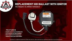 Hopefully you can see the wiring clearly in the photo, but if not, refer to the wiring diagram for details. Amazon Com Hid Ballast With Ignitor Headlight Control Unit Replaces 28474 8991a 28474 89904 Nzmns111lana Compatible With Nissan Inifiniti Vehicles Murano Maxima Altima 350z Qx56 G35 Fx35 Automotive