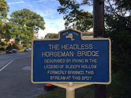 From the thruway, exit 9 after the tappan zee bridge. Marker For Headless Horseman Bridge Picture Of Sleepy Hollow Cemetery Tripadvisor