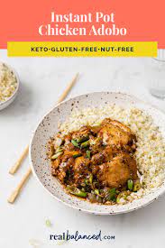 Instant Pot Chicken Adobo Keto Low Carb Dairy Free Nut Free Recipe In 2021 Pressure Cooker Recipes Chicken Recipes Pot Recipes