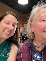 Love my custom earrings from Kelly at the farmers market this morning.  They're called Ethiopian opals. Too bad I came home with no eggs today as I  heard they sold out within