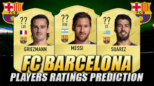 With fifa 21 on the horizon, which players have earned themselves an upgrade this season during one of the closest title races in recent years. Fifa 21 Fc Barcelona Players Ratings Prediction W Messi Suarez Griezmann Youtube