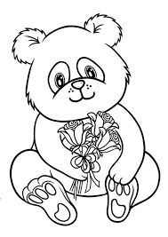 Baby Panda Coloring Page In 2020 Panda Coloring Pages Bear Coloring Pages Coloring Pages